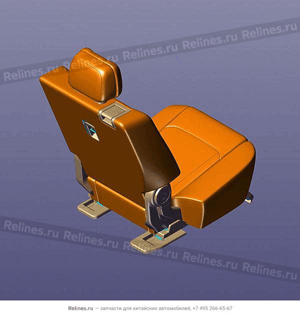 Seat RH with BUCKLE-2ND row