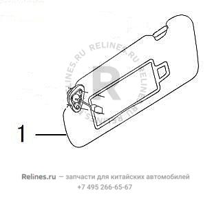 Sun shield assy LH - 820410***00BD4