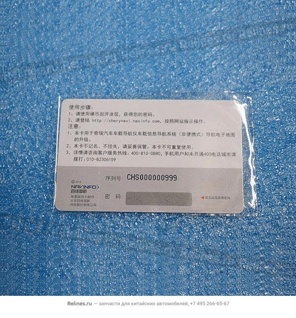 Password card - T15-9***MIMAK