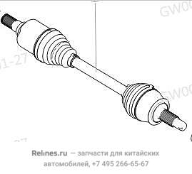 Вал приводной передний левый - 23031***T11A