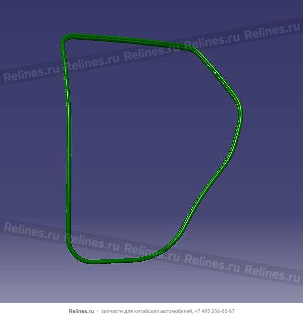 Уплотнитель задней левой двери - T15-***113