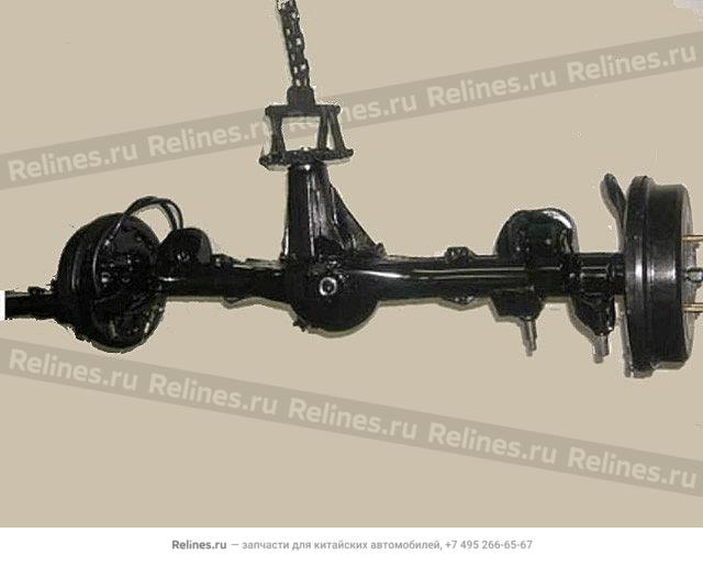 RR axle assy(04 cable in mid) - 24000***00-B1