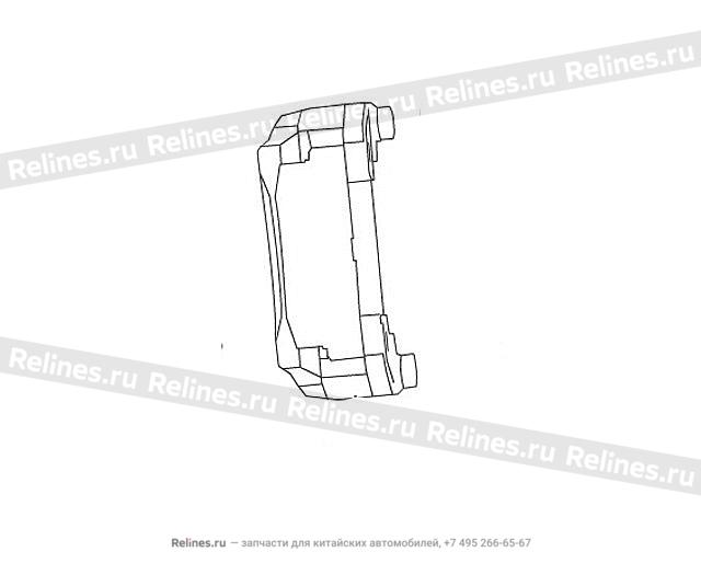 Скоба тормозная передняя