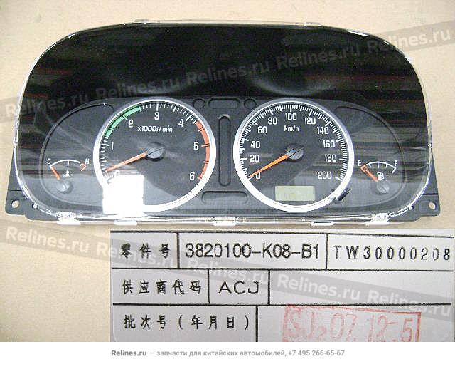 Combination instrument assy(tc) - 38201***08-B1