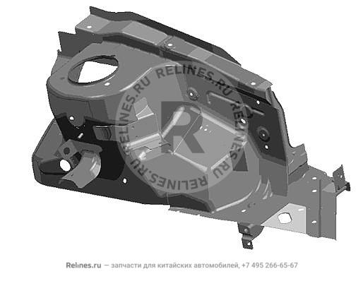 Брызговик лонжерона переднего левого - A21-8***30-DY