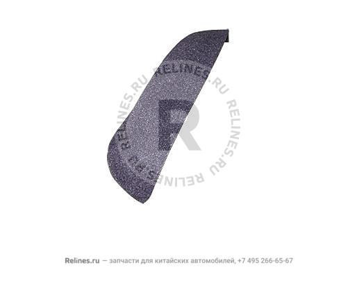 Carpet-rr wheel cover RH