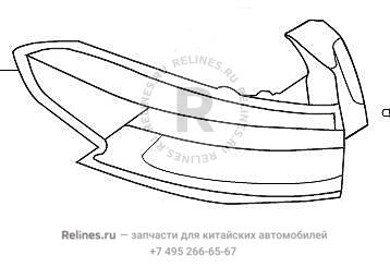 Фонарь задний левый F7x - 41331***Q02A