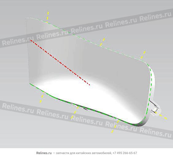 Cover-rh c pillar LWR