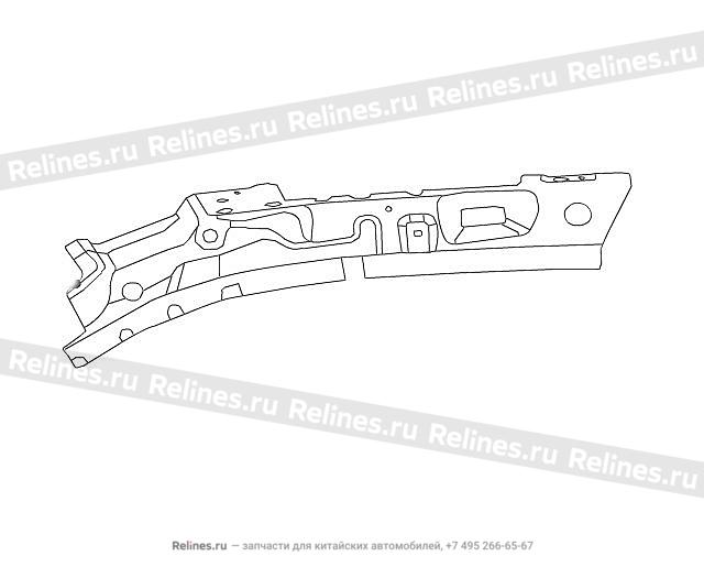 UPR side beam FR section weldment side w - 54013***2WXA