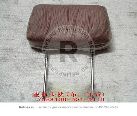 Headrest assy-rr seat(cloth red) - 705810***1-0110