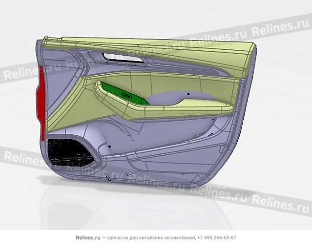 Обивка двери передняя правая