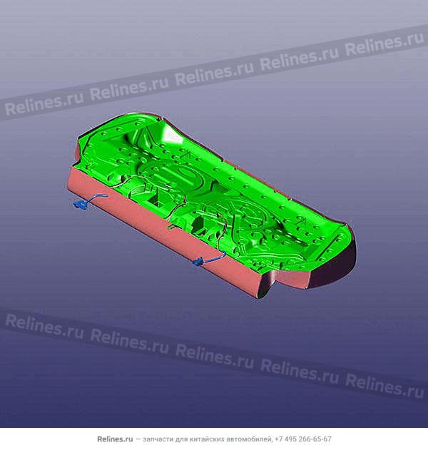 Cushion-rr seat