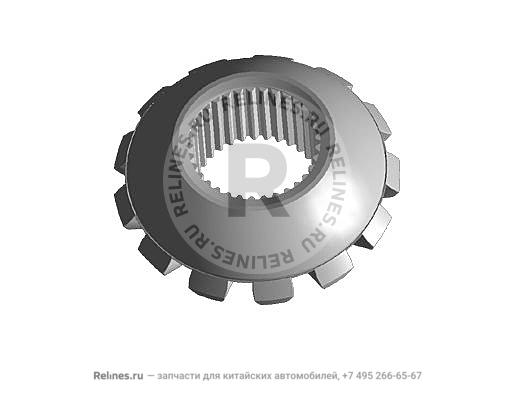 Шестерня дифференциала (КПП) (14 зубьев с наружней стороны, 25 с внутренней)