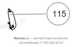 Накладка передней панели правая