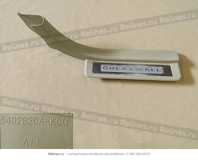 RR door sill assy RH - 540282***0XA3S