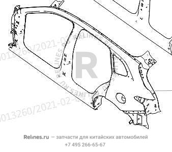 Панель кузова боковая левая - 54012***T01A