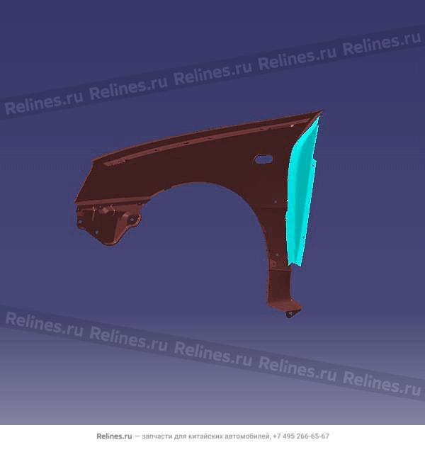 Крыло переднее правое