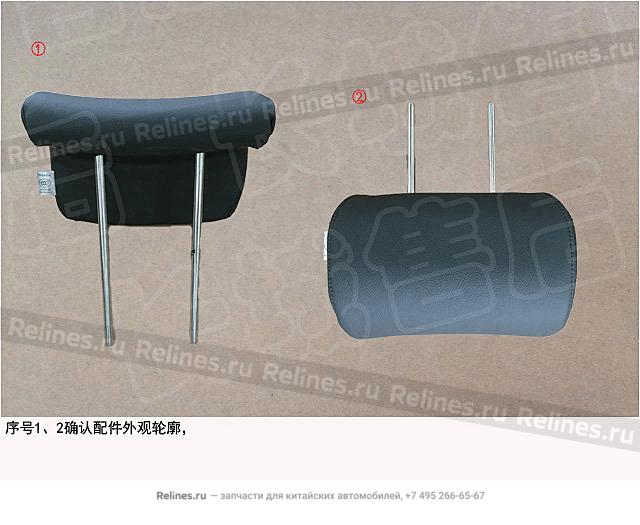 Headrest assy-rr seat - 705810***0XA89