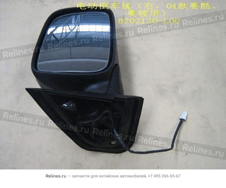 Power exterior rear view mirror assy RH - 8202***L00