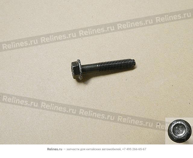 Hex flanged bolt