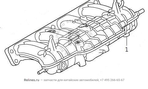 Коллектор впускной в сборе