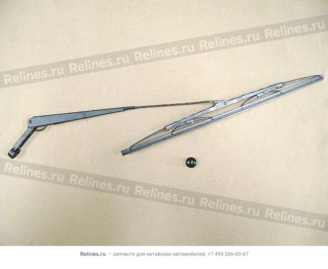 Рычаг стеклоочистителя в сборе со щеткой левый