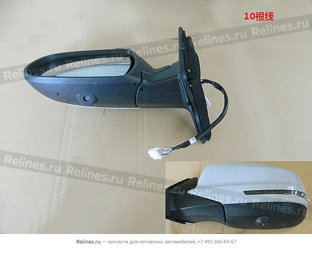 Зеркало заднего вида правое в сбореTRIANGLE plate exterior rear view mirror