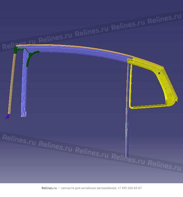 Уплотнитель двери задней правой M1D/M1DFL2/J60/M1DFL3