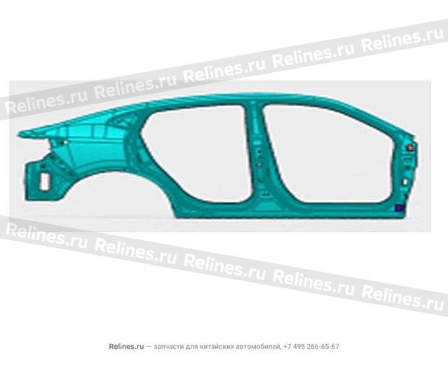 Панель кузова боковая правая - 54011***Q02A