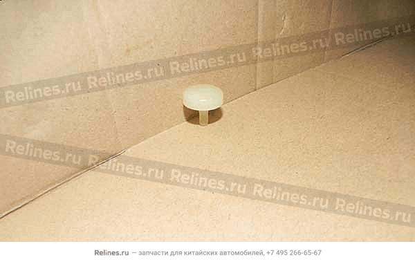 Bump block-brake pedal