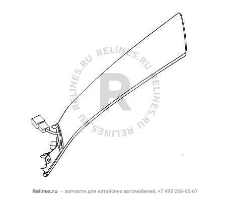 Trim panel assy inst panel RH