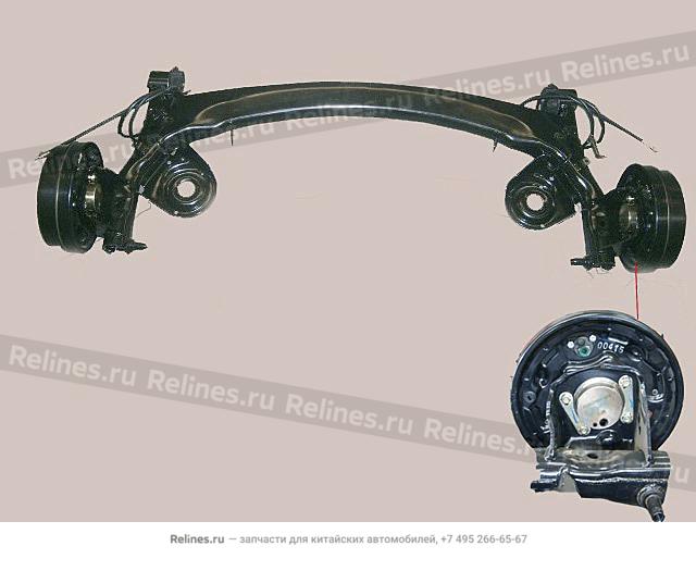 RR axle assy - 2400***V08