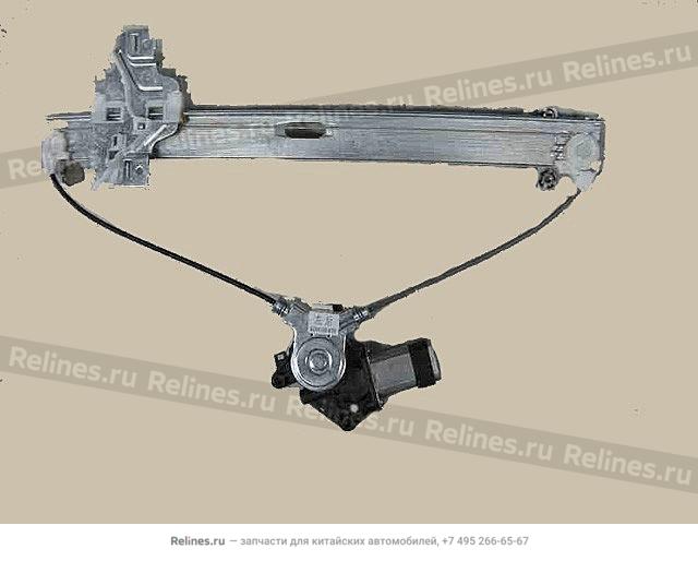 Стеклоподъемник в сборе (электро) задней левой двери - 6204100-K00 - 6204***K00