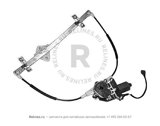 Стеклоподъемник двери передней правой