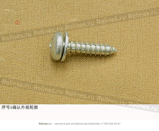 Tapping screw-cross head w/washer kit - Q220***F3E