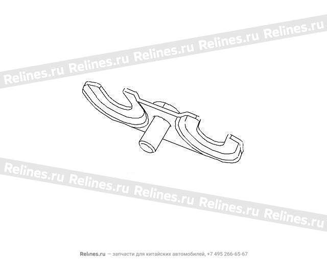 Clip-parking brake cable