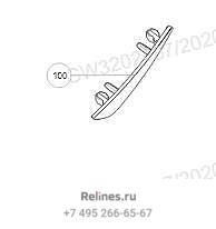 Отражатель задний правый - 41351***T01A