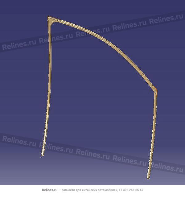 Уплотнитель стекла передней левой двери - T15-***111