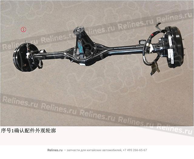 RR axle assy(ABS)