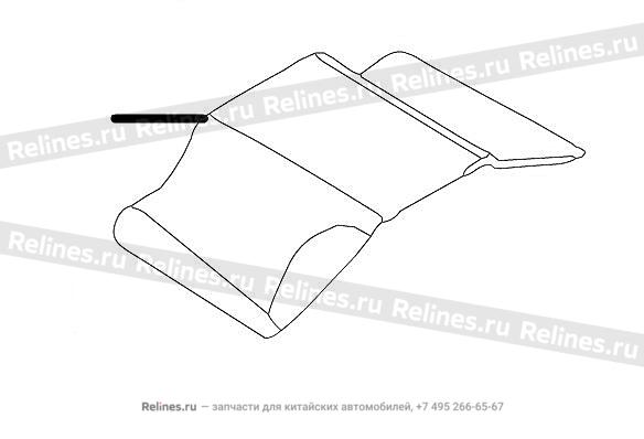 Mid footrest assy - 510955***09BE3