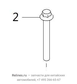 Болт шестигранный - Q184***F32E