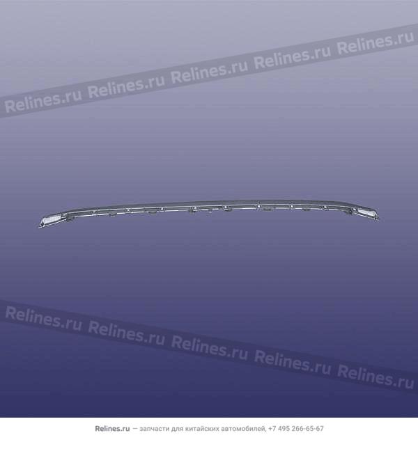 Юбка переднего бампера серебристая M1DFL2 - 6020***6AA