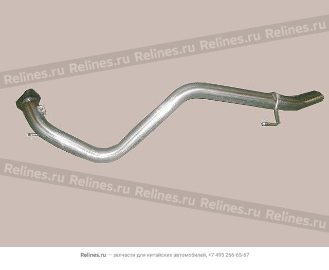 RR section assy-exhaust pipe