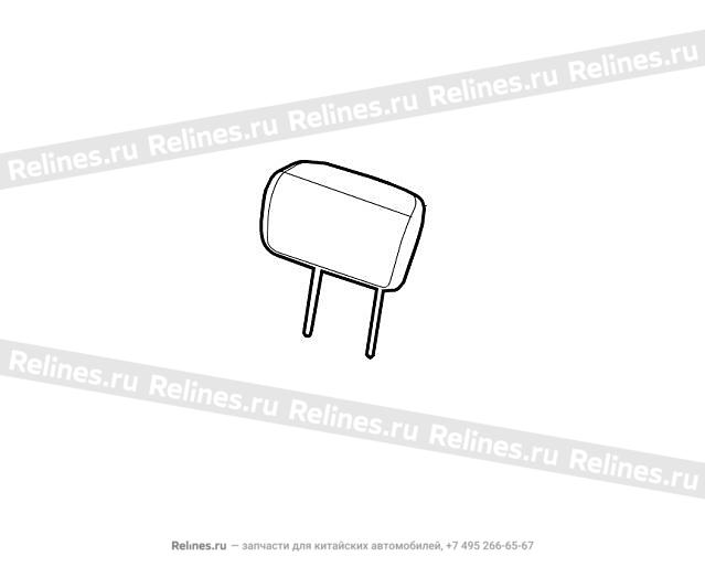 RR double seat midle headrest - 705840***36AD7