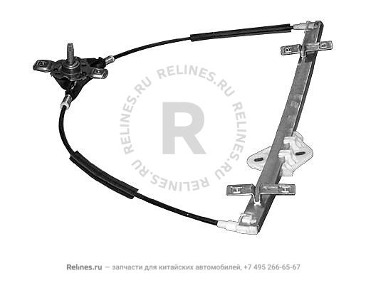 Стеклоподъемник двери передней правой механический - A11-***510