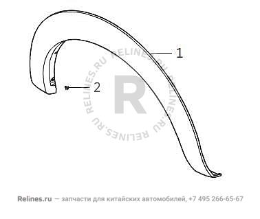 Накладка арки колеса