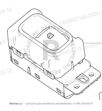 Блок управления стеклоподъемником двери передней правой
