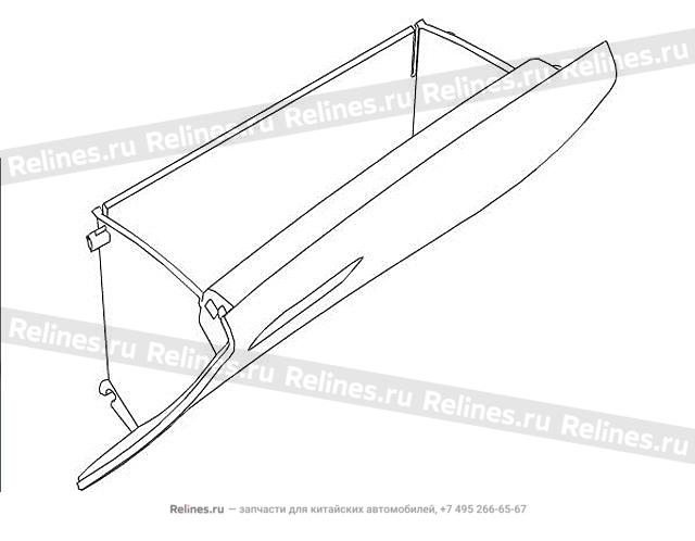 Glove box weldment assy