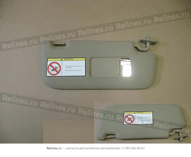 Sun visor assembly RH - 820420***4XB3S