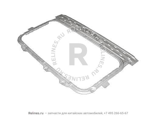 Sunroof fixing plate